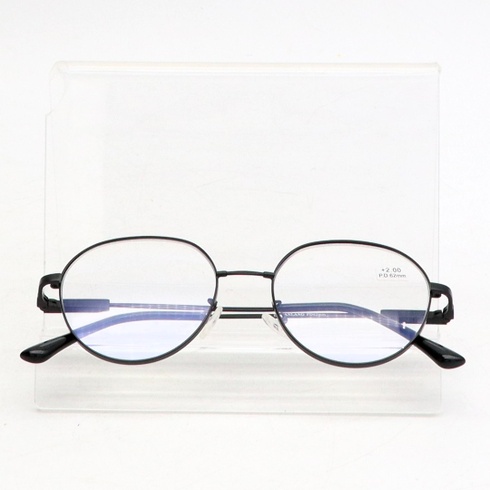 Dioptrické brýle LANLANG černé +2
