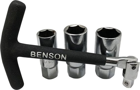 Benson Tools Sada klíčů na zapalovací svíčky 5 kusů 16mm/18mm/21mm