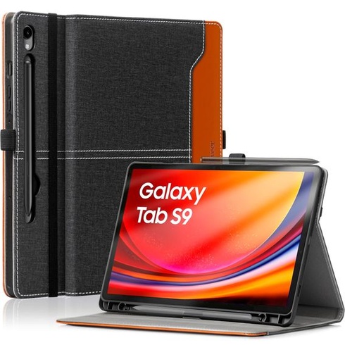 Pouzdro DLveer pro Samsung Galaxy Tab S9 s držákem pera S (11'', 2023) – pouzdro z PU kůže + měkké