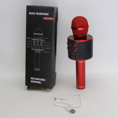 Karaoke mikrofón Raking červený