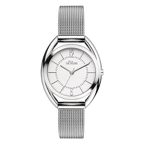 Dámské hodinky s.Oliver SO-3323-MQ stříbrné