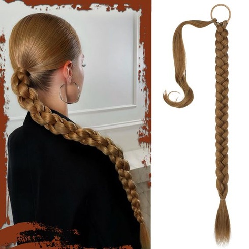 Sofeiyan Braid Extensions Culík Predlžovací cop s sponkou do vlasov 76 cm Dlhý Predlžovací Cop