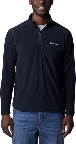 Pulóver s polovičným zipsom Columbia Klamath Range II, Nero (čierny), L