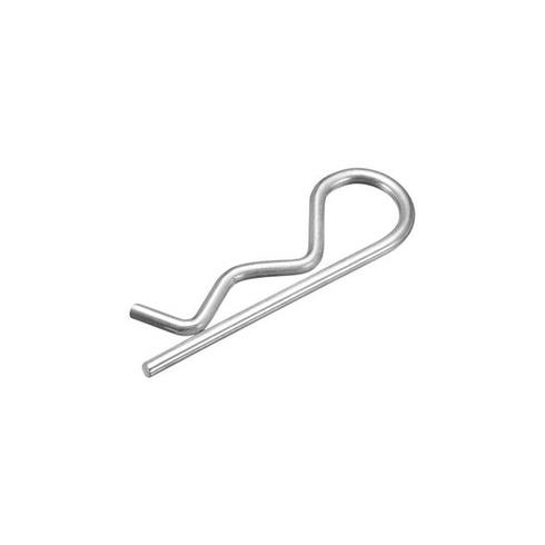 sourcing máp Clip Pins 2mm Drôt Uhlíková oceľ Dĺžka 40mm Príves v tvare R Pružinová Záves Traktor