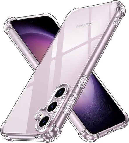 Pouzdro ivoler pro Samsung Galaxy S23 FE 5G (ne pro Samsung Galaxy S23), Transparentní ochranné