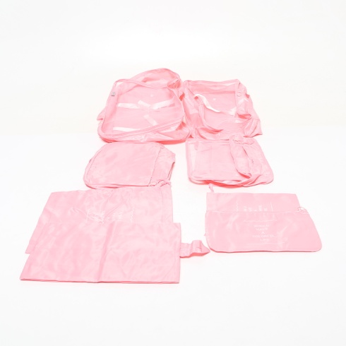 Úložné boxy Meowoo ‎růžové barvy