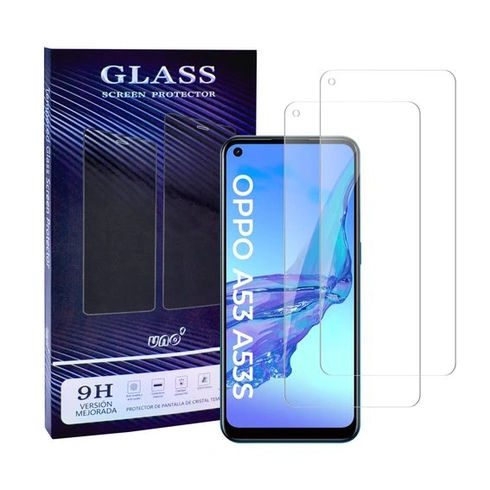 Ochranné tvrzené sklo UNO' 2 Pack Kompatibilní s OPPO A52/A53/A72/A53s/A73 5G/A54 5G/A74 5G ultra
