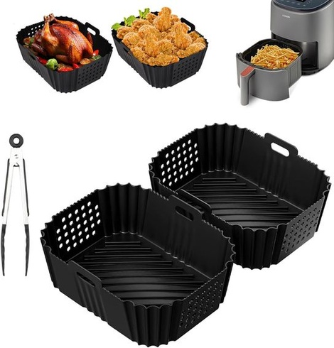 Silikónová teplovzdušná fritéza pre Ninja Foodi Dual Zone SL400EUCP AF400EU AF300EU, Airfryer
