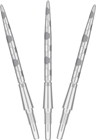 Šípky TARGET Swiss Point Storm Steelpoints, Onyx (3 kusy) 35 mm – Strieborné |