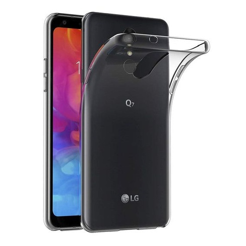 Pouzdro AICEK kompatibilní s průhledným silikonovým ochranným pouzdrem LG Q7 pro pouzdro LG Q7