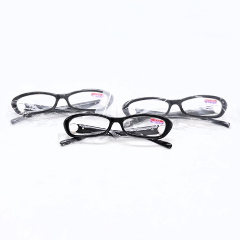 Brýle na čtení Suertree 3 kusy černé