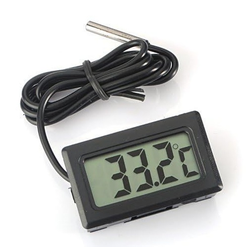 Digitální LCD teploměr ARCELI Monitorování teploty s externí sondou pro lednici s mrazákem Lednici