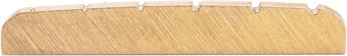Musiclily Basic 42mm mosadzná gitarová matica s predrezaným sedlom pre elektrickú gitaru Strat Tele