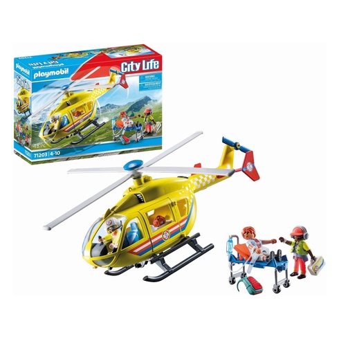 Stavebnica Playmobil vrtuľník City Life