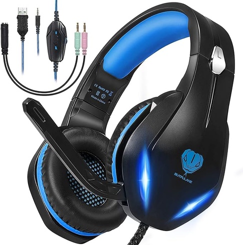 Herní sluchátka Vimbo GH-2 modrá