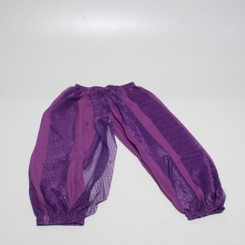 Kalhoty Wuchieal na břišní tance fialové