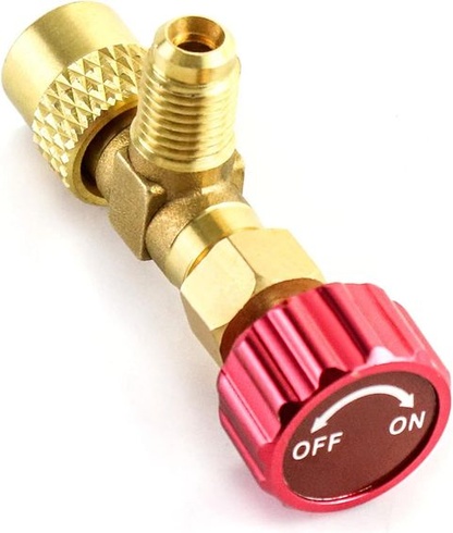 QWORK® ventil klimatizácie, ventil regulácie prietoku, pre hadicu chladiacej kvapaliny 1/4