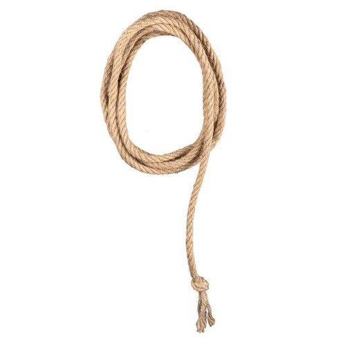 Boland 54343 - Lasso / Westernové lano, dĺžka 185 cm, farba béžová, vyrobené zo 100% juty, skvelý