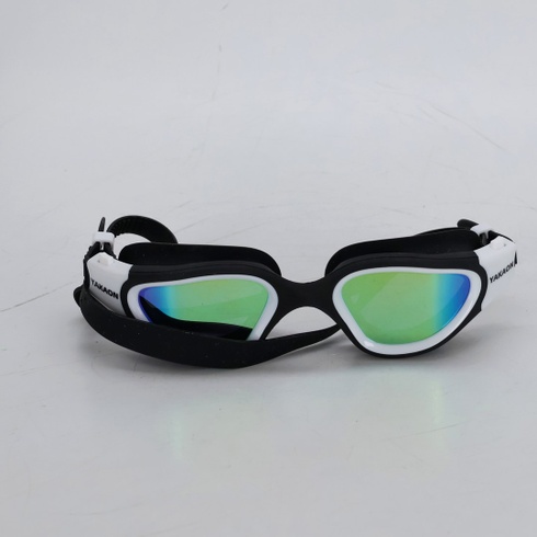 Plavecké okuliare YAKAON G1 bielo-čierne