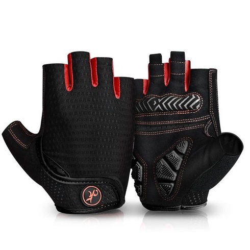 MOREOK Cyklistické rukavice pro muže Dámské Letní Cyklistické rukavice Half Finger 5MM SBR Gel