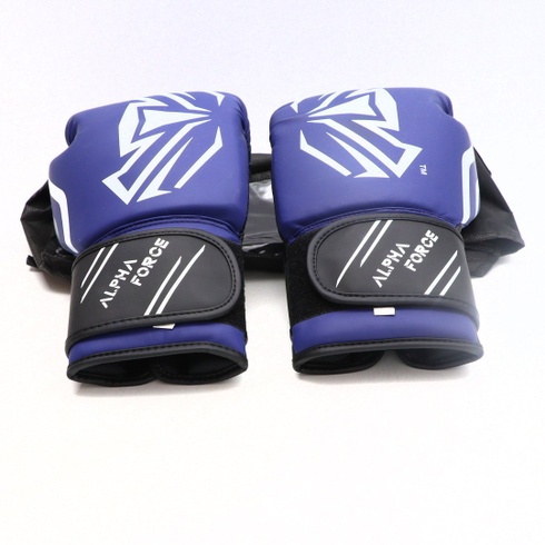 Boxerské rukavice ALPHA FORCE modré 3.0