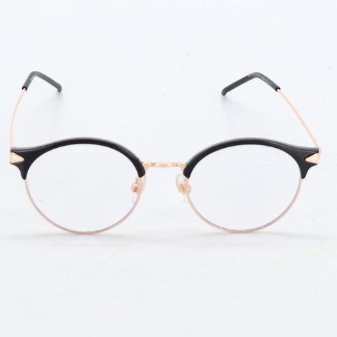Brýle na čtení Firmoo černozlaté + 0.00