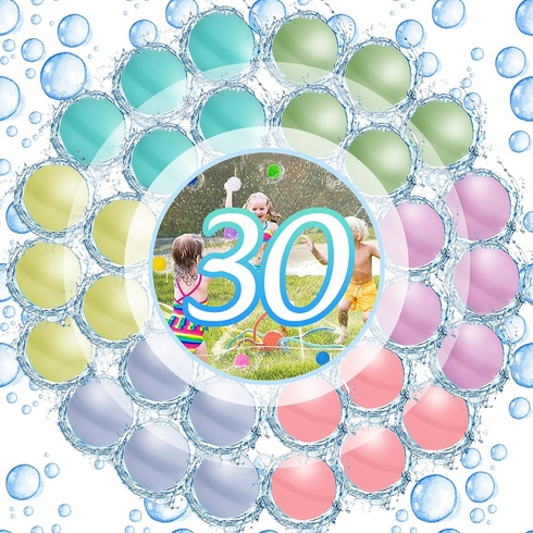 Balóniky na vodu YeahBoom ‎NSBQPT001, 30 ks