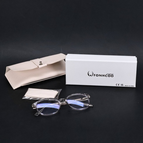 Brýle s filtrem Fonhcoo TR90 průhledná šedá