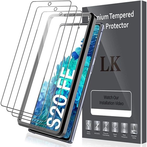 LK Balení 3 ochranných fólií kompatibilní s fólií Samsung Galaxy S20 FE 4G/5G, ultračirá HD ochrana