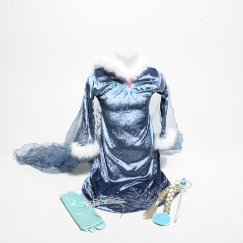 Detský kostým Hallojojo ELSA modrý veľ. 110