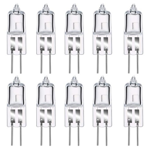 Halogenové žárovky Comyan G4, 12V 20W halogenová žárovka s kolíkovou paticí teplá bílá 2800K,