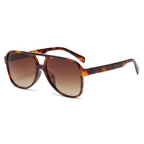 Retro Pilot Sonnenbrille Doppelbrücke - UV400 Schutz, Polarisierte Gläser, Für Damen & Herren