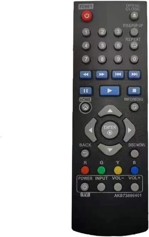 Diaľkový ovládač AKB73896401 pre LG Blu-ray Disc DVD prehrávač BP135N BP135W BP145 BP155N BP200