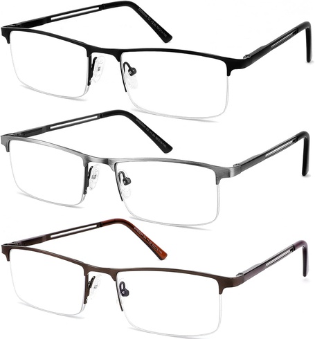 Pánské dioptrické brýle JJWELL +2,25, 3ks