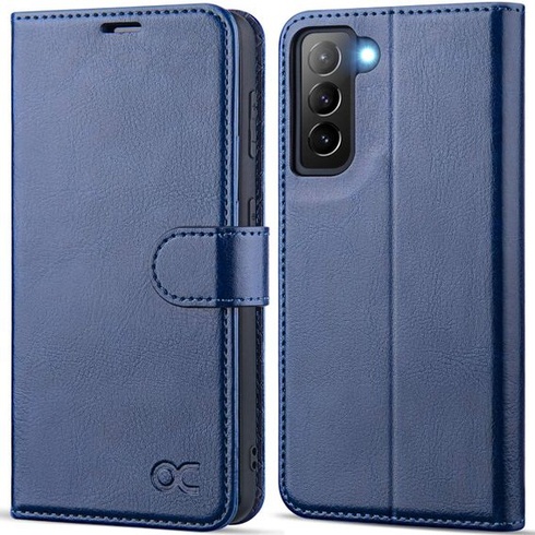 Pouzdro OCASE Pouzdro na mobilní telefon Samsung Galaxy S21+ 5G Plus [Prémiová PU kůže] [Slot na