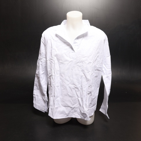 Pánská košile bílá bavlněná 4XL