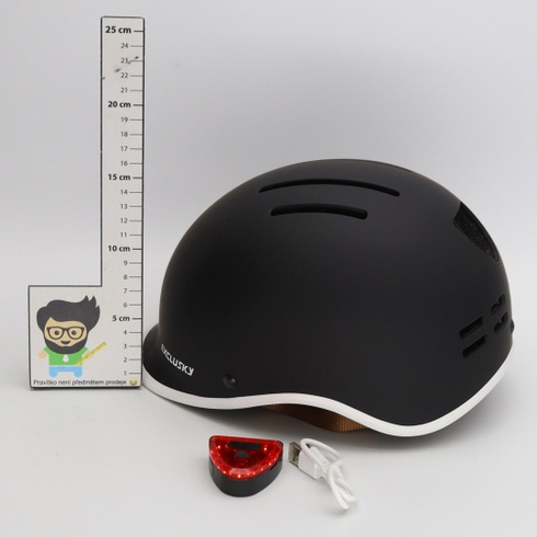 Cyklistická helma Exclusky černá 56-61 cm