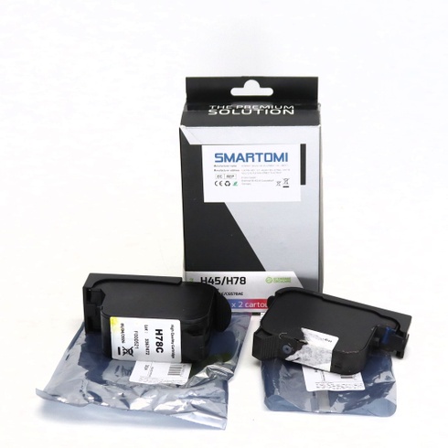 Inkoustové kazety Smartomi černá a barevná