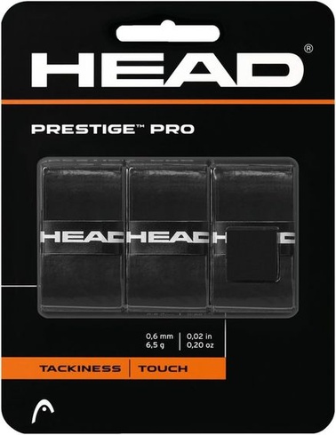 HEAD Unisex Adult Prestige Pro Grip, čierna, jedna veľkosť