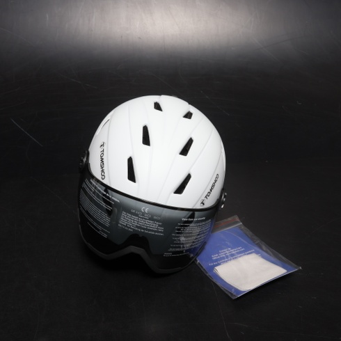 Lyžiarska biela helma veľ. M Tomshoo