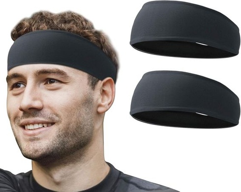 Športová čelenka Flintronic, Balenie 2 kusov Unisex čelenka, Elastická čelenka proti sklzu