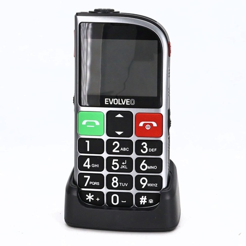 Mobil pro seniory Evolveo EasyPhone FM černý