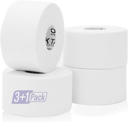 OK TAPE Sporttape Športová páska Athletic Sport Tape (4 role) 3,8 cm × 13,7 m Biela páska