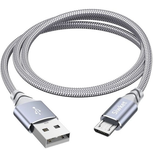 Siwket Micro USB Kabel 5M, Nylon USB A anf Micro Ladekabel Android Ladekabel pro Samsung Galaxy