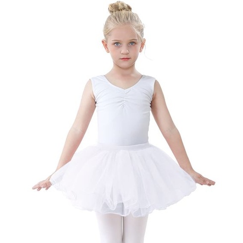 Tutu sukně pro dívky, taneční sukně- Baletní sukně pro děti Dívky 4 vrstvy Tutu Tulle Princezna