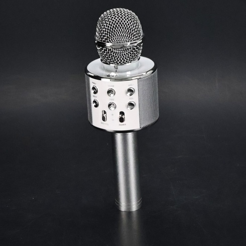 Karaoke mikrofón Raking sivý