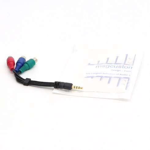 Příslušenství MSG Custom Audio 3 barvy kabel