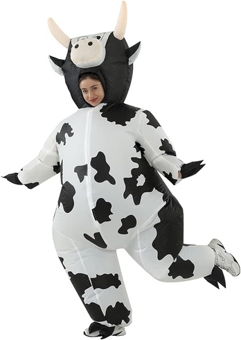 Karnevalový nafukovací kostým krava JASHKE