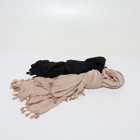 Plážové oblečení Boao no 2 kusy černý/hnědý