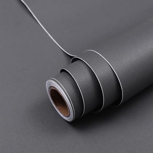 Hode Adhesive Film Šedá Nábytková fólia Matná 40x300cm na Nábytok Nástenné skrinky Písací stôl